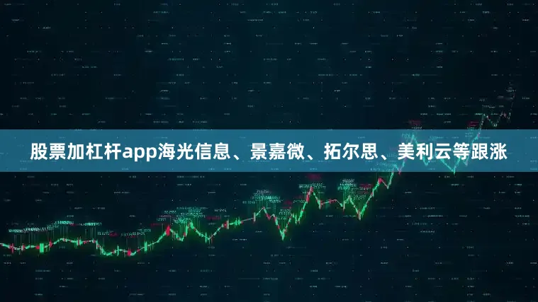 股票加杠杆app海光信息、景嘉微、拓尔思、美利云等跟涨